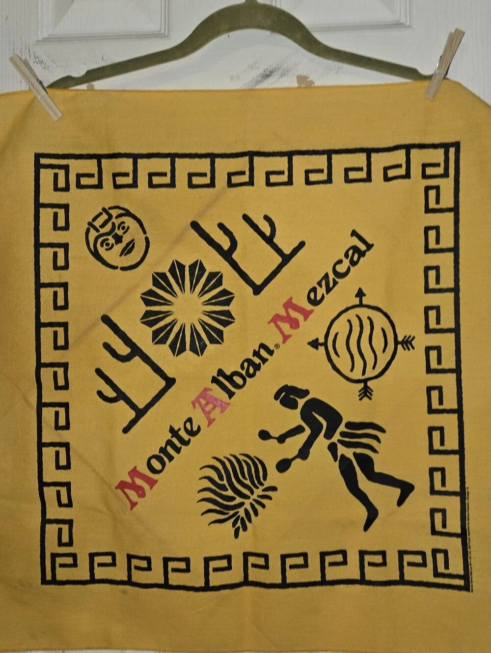 Vintage Monte Alban Mezcal Tequila Bandana